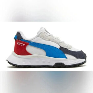 PumaWild Rider Infant 'Rollin - Ebony White'. Brand new. Size 4C